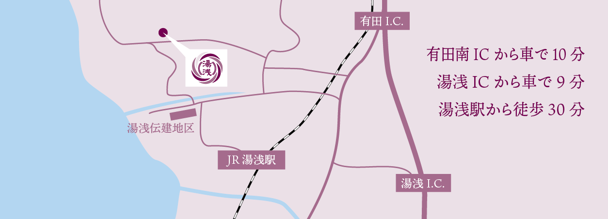 和歌山湯浅ワイナリーの地図